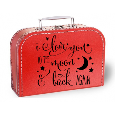 Koffertje "I love you to the moon and back again" Koffertje "I love you to the moon and back again"
